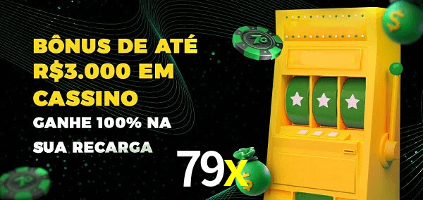 79x melhor bônus de depósito