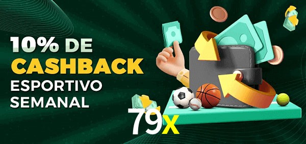 10% de bônus de cashback na 79x